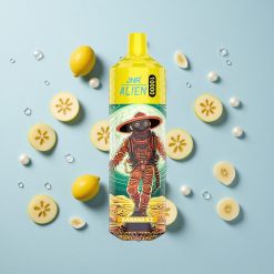 JNR Alien 10000 Puffs Banán Jég 20ml E-liquid Hungary wholesalers