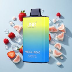 JNR Mega Box 25000 Puffs Egszer Használható E-vapor Fagyasztott Eper Málna Hungary wholesalers