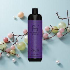 RandM Fumot Shisha 10000 Puffs Eldobható Vape Szőlő Menta Hungary wholesalers