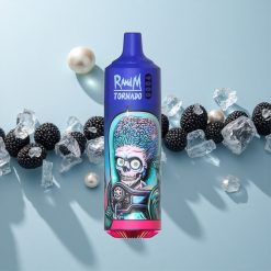 RandM Fumot Tornado 9000 Puffs Fekete Jég (18 mL) Hungary wholesalers