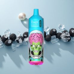 RandM Fumot Tornado 9000 Puffs Fekete Sárkány Jég Mesh tekercs Hungary wholesalers